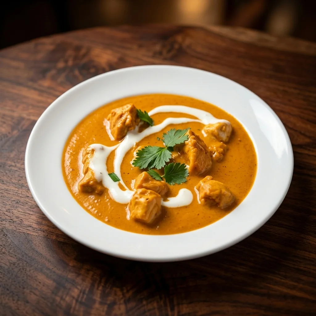 Butter Chicken — signature dish at The Butter Kitchen, Sherwood Park Indian restaurant